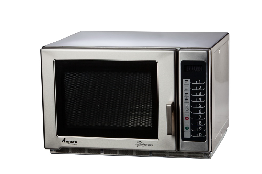 Horno Microondas Linea Comercial de trabajo medio - 1200W en acero inoxidable - Amana