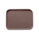 Bandeja antideslizante rectangular 27 x 35 cm fibra vidrio bronce - Cambro
