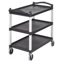 Carro versatil liviano abierto cap. 180 kg negro - Cambro