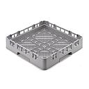 Cesta tamaño completo lavado cubiertos gris - Cambro