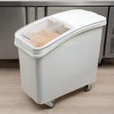 Carro almacenar ingredientes tapa deslizable 102lts. 42 x 75x 71cm blanco - Cambro