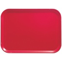 Bandeja fibra vidrio rectangular 38 x 51.5 cm rojo - Cambro