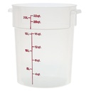 Recipiente redondo 20.8lts. polipropileno translucido - Cambro