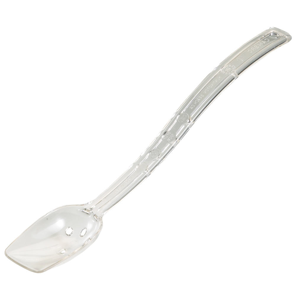 Cuchara perforada para ensalada 25.5cm policarbonato transparente - Cambro