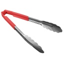 Pinza utilitaria mango rojo antimicrobial 24.1 cm inox - Vollrath