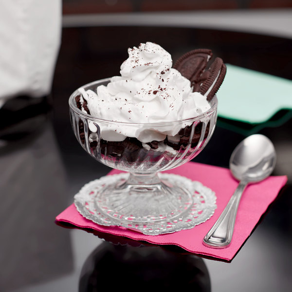 Copa Helado Acanalada Sorbete de Vidrio Templado, 7 oz - Arcoroc