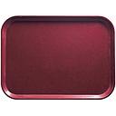 [1418522] Bandeja Camtray en fibra de vidrio con bordes reforzados en aluminio color vino tinto - Cambro