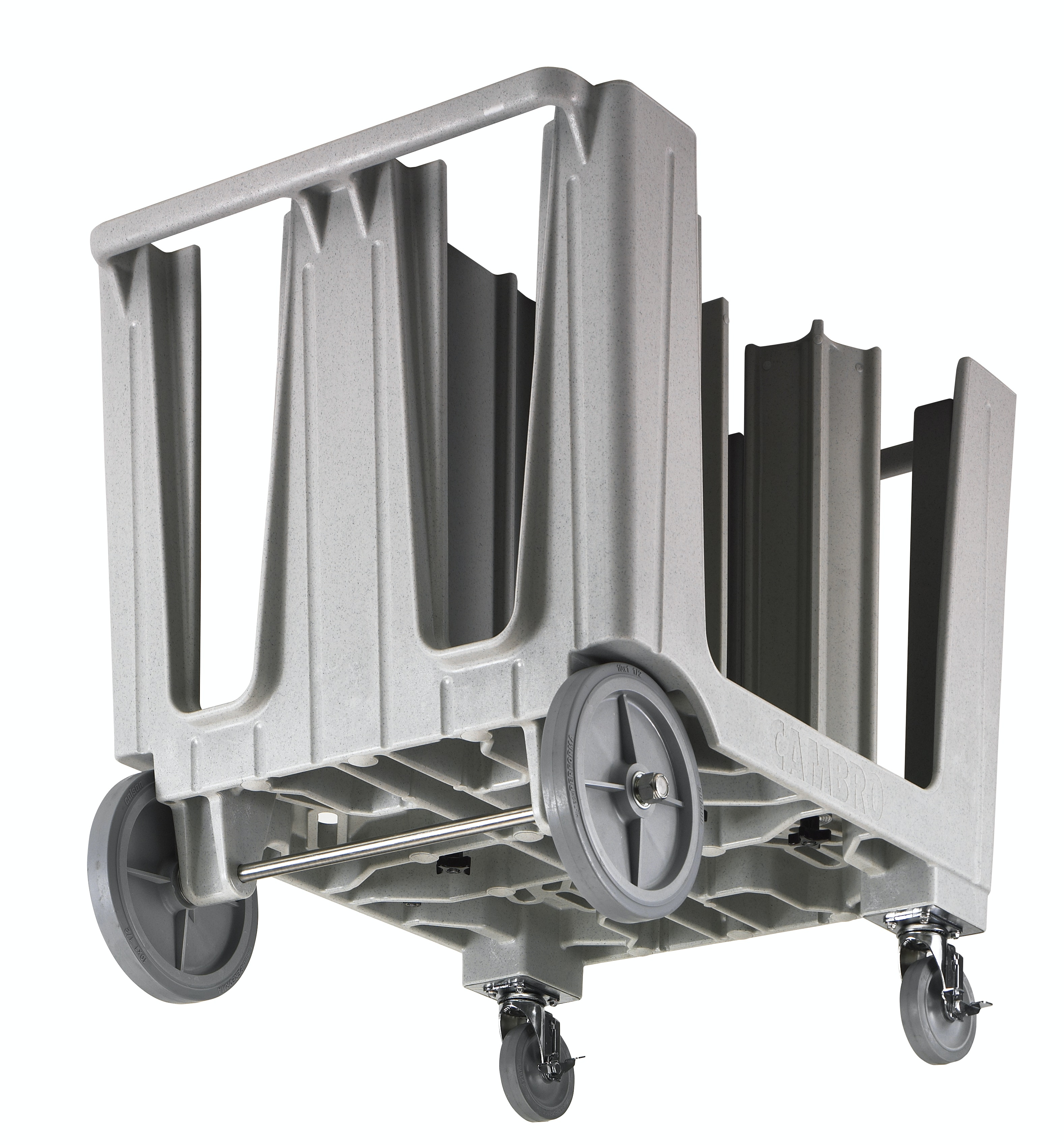 Carro para platos ajustable de 6 separadores azul Cambro