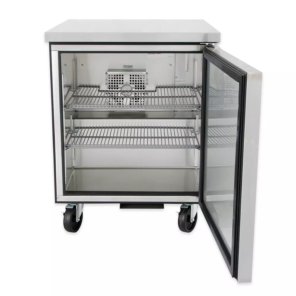 Congelador bajo mostrador, 1 puerta sólida, 2 parrillas, refrigerante HC R290 -True