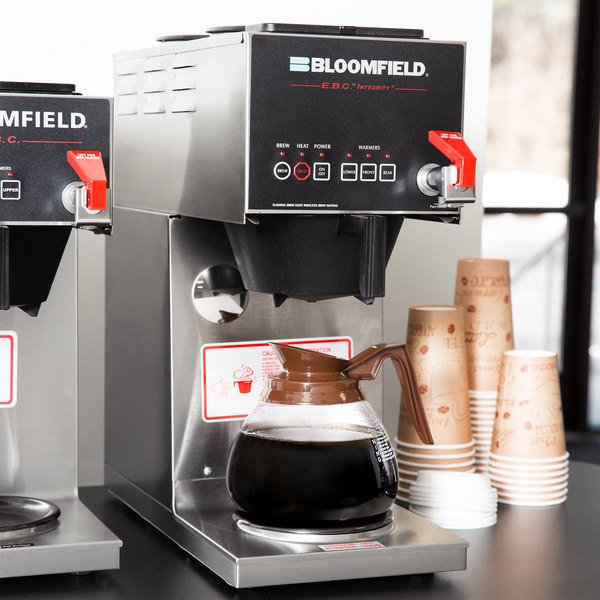 Cafetera automatica de 3 hornillas en linea con control electronico de infusion bloomfield