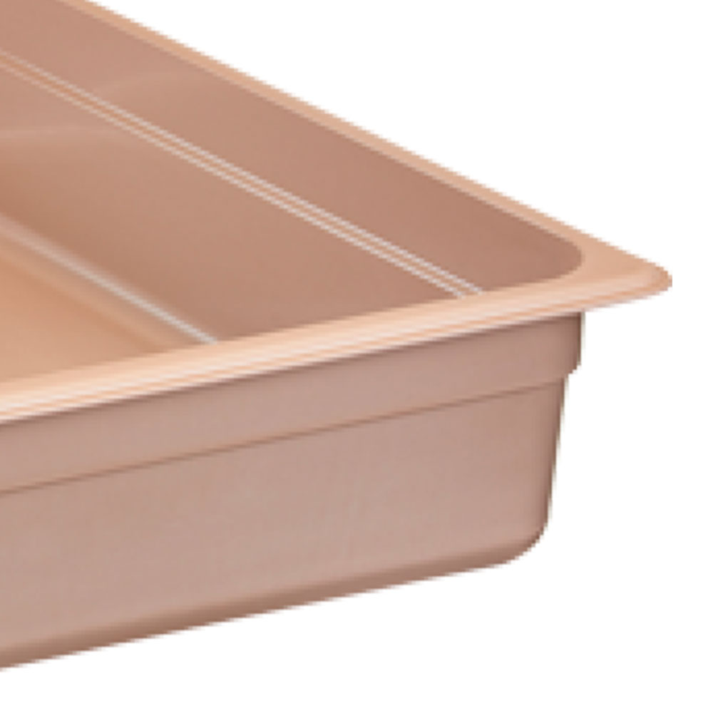 Recipiente GN 1/1 de 4&quot; para alta temperatura color arena - Cambro