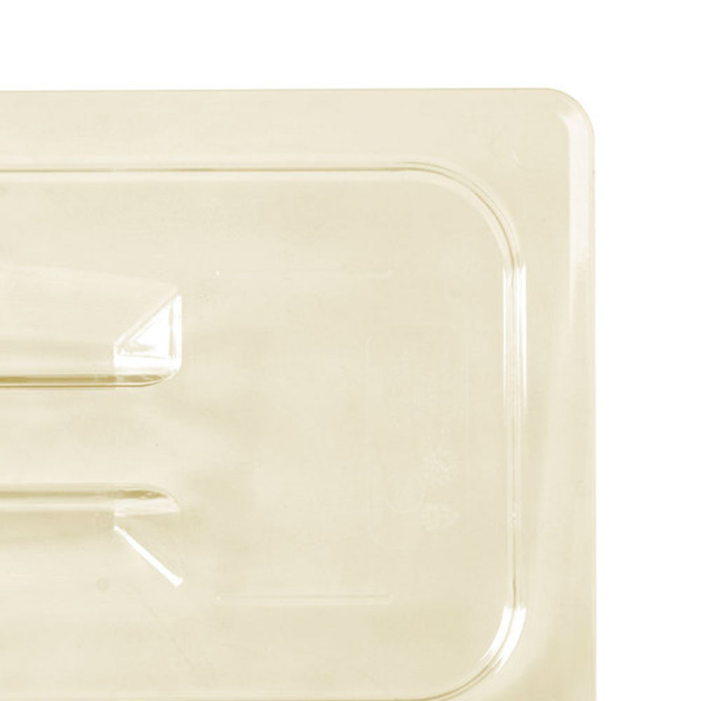 Tapa con asa para h pan 1/3 ÌÁmbar Cambro