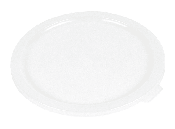 Tapa redonda para recipientes de 5.7 y 7.6lts de polietileno Cambro