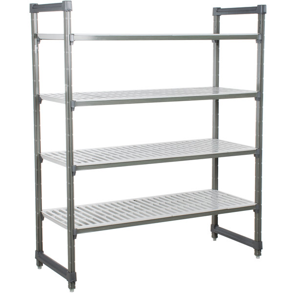 Unidad Inicial Ventilada 4 Estantes Camshelving Elements 1.22X1.83Cm Prof 61Cm Cambro