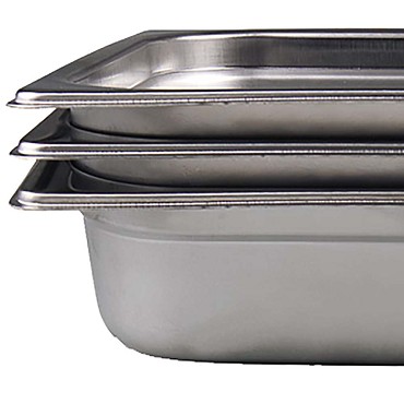 Recipiente acero inox 1/6  1.9 LT ( Azafate ) Browne