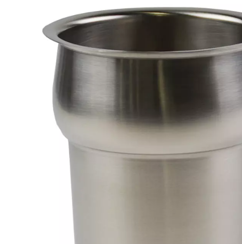 Recipiente redondo baño de maria 2.2 lt inox Browne Halco