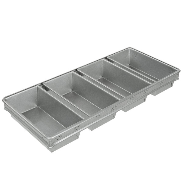 Molde pan 4 und acero aluminizado Chicago metallic