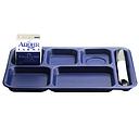 Bandeja servicio 6 compartimientos 25.4 x 36.8 cm policarbonato azul - Cambro