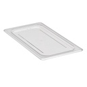 Tapa plana azafate de 1/3 policarbonato transparente - Cambro