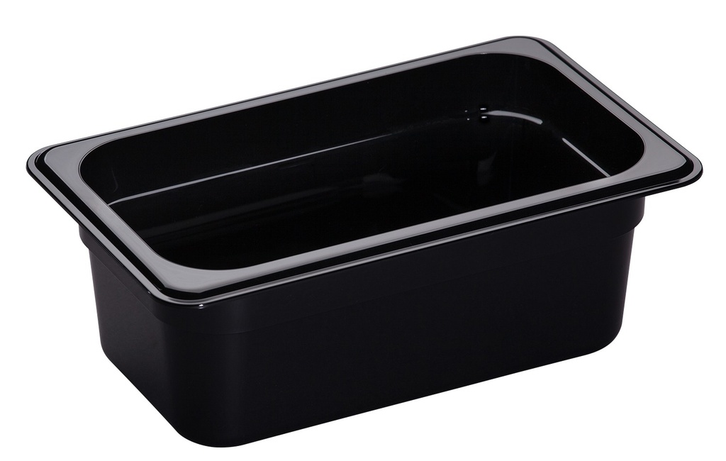 Recipiente 1/4 policarbonato 2.5lts. negro - Cambro