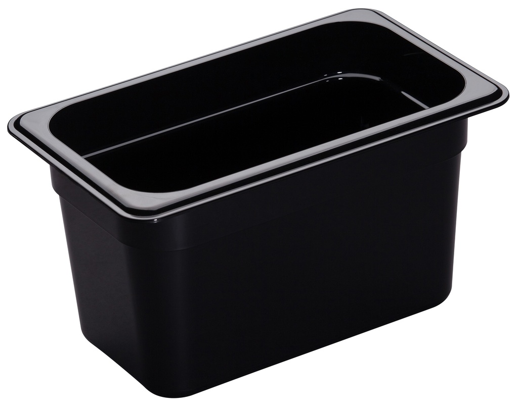 Recipiente 1/4 policarbonato 3.7 lt negro - Cambro