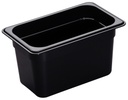 Recipiente 1/4 policarbonato 3.7 lt negro - Cambro