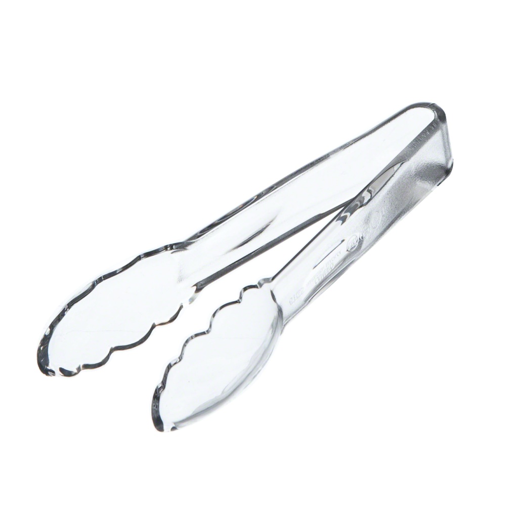 Tenazas festoneadas 15cm policarbonato transparente - Cambro