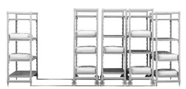 Juego de Rieles Para 4 Unidades Moviles 3.66 Mts - Cambro China