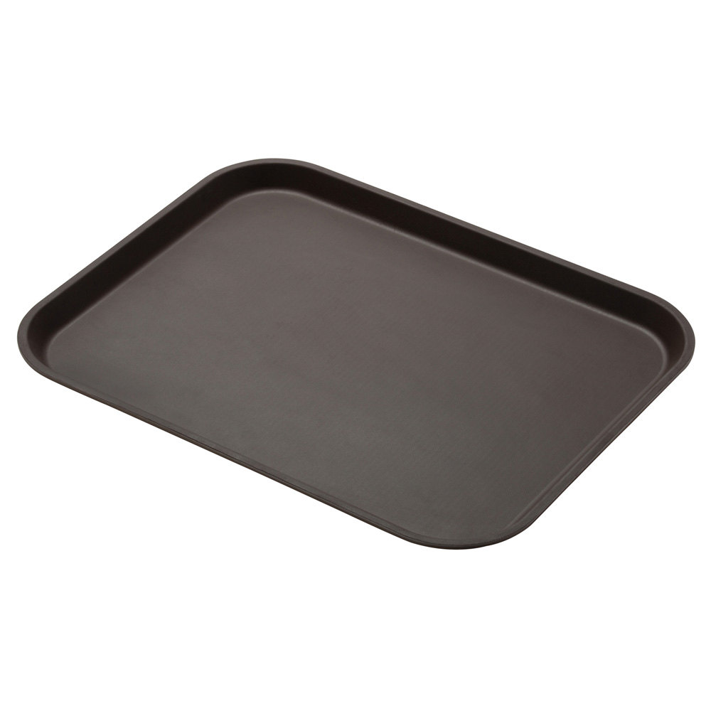 Bandeja antideslizante rectangular polipropileno 27 x 34.5 cm castaño - Cambro