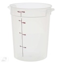 Recipiente redondo 7.6lts. polietileno blanco - Cambro