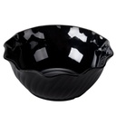 Plato hondo remolino 13oz policarbonato negro - Cambro