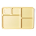 Bandeja servicio 5 compart 25.4 x 36.8cm policarb beige - Cambro