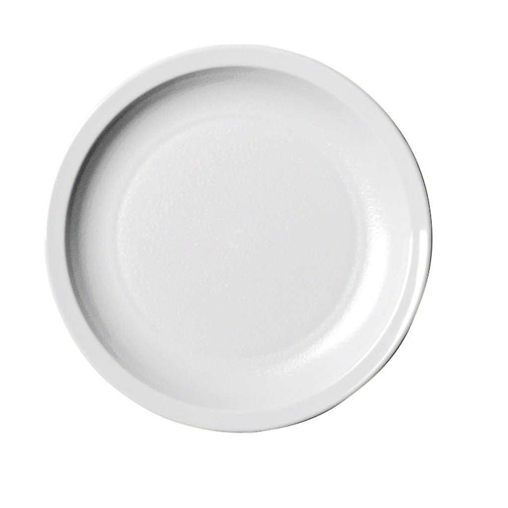 Plato policarbonato borde delgado 14cm blanco - Cambro