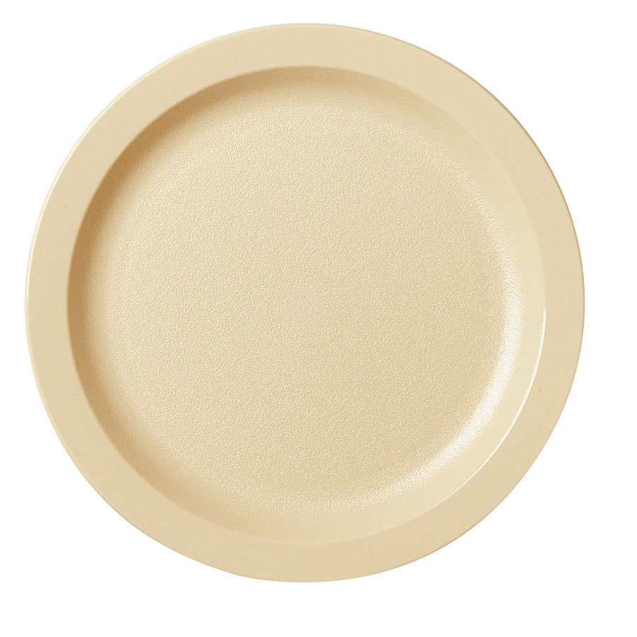 Plato policarbonato borde delgado 22.9cm beige - Cambro