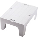 Estiba solida polipropileno 30x53x76cm cap. 680kg gris - Cambro