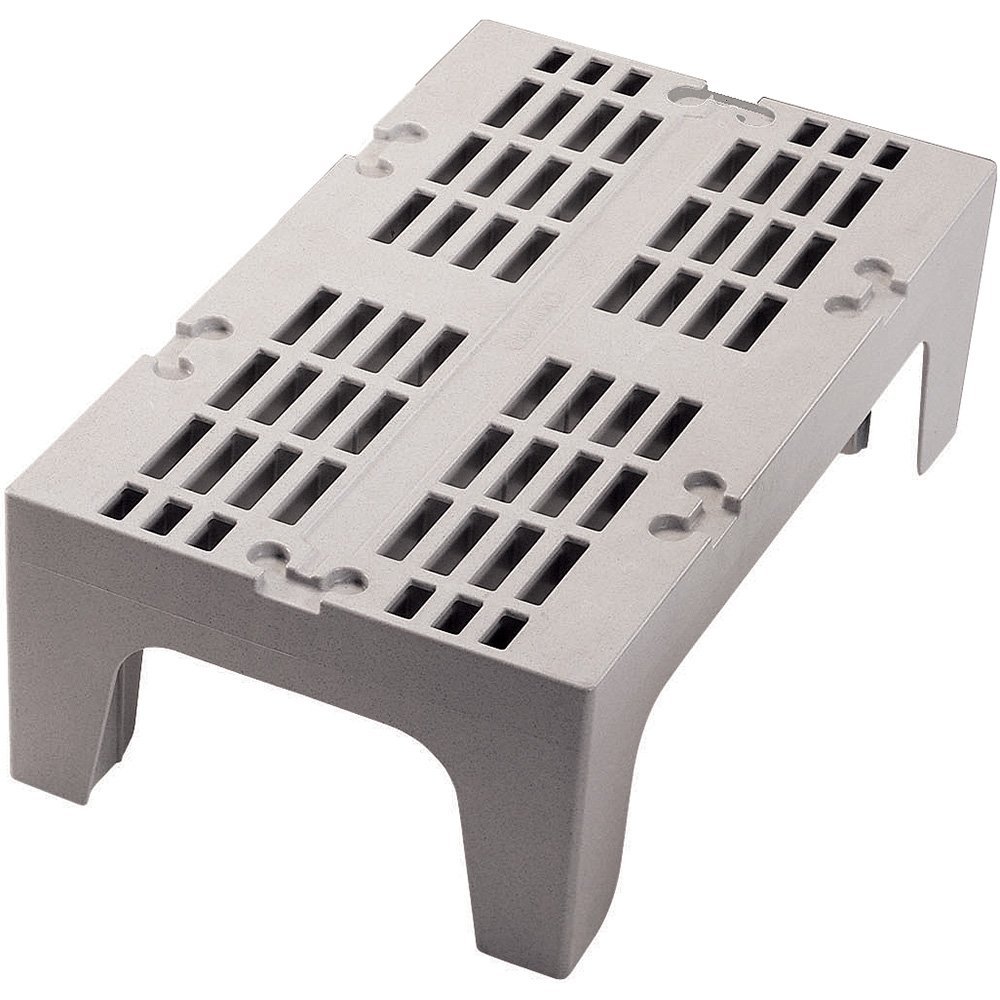 Estiba ventilada polipropileno 30 x 53 x 91.5cm cap. 680kg gris - Cambro