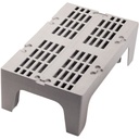 Estiba ventilada polipropileno 30 x 53 x 91.5cm cap. 680kg gris - Cambro