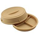 Plato isotermico completo 3 compartimientos 22.9cm policarbonato beige - Cambro