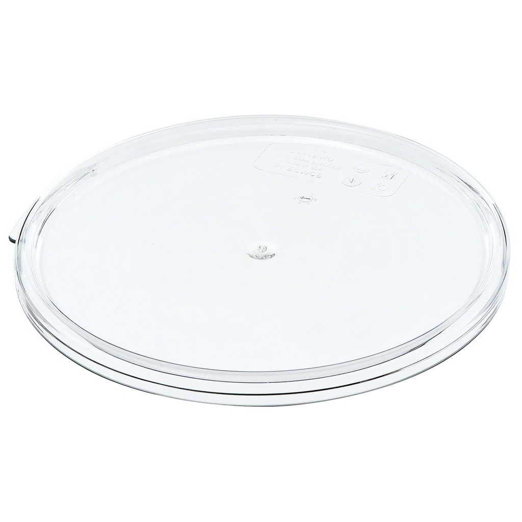 Tapa redonda para recipientes de 5.7 y 7.6lts de policarbonato - Cambro