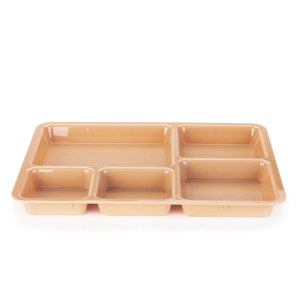 Bandeja 5 compartimiento policarbonato beige - Cambro