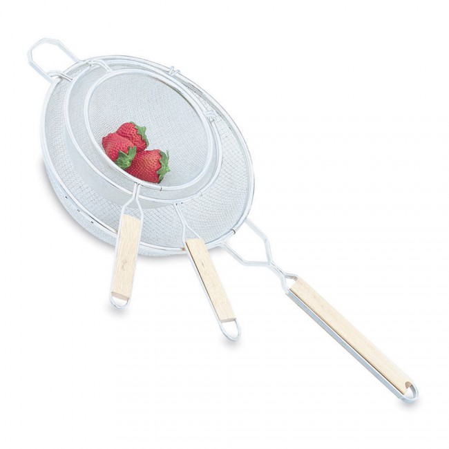 Colador malla fina 20.3cm mango madera - Vollrath