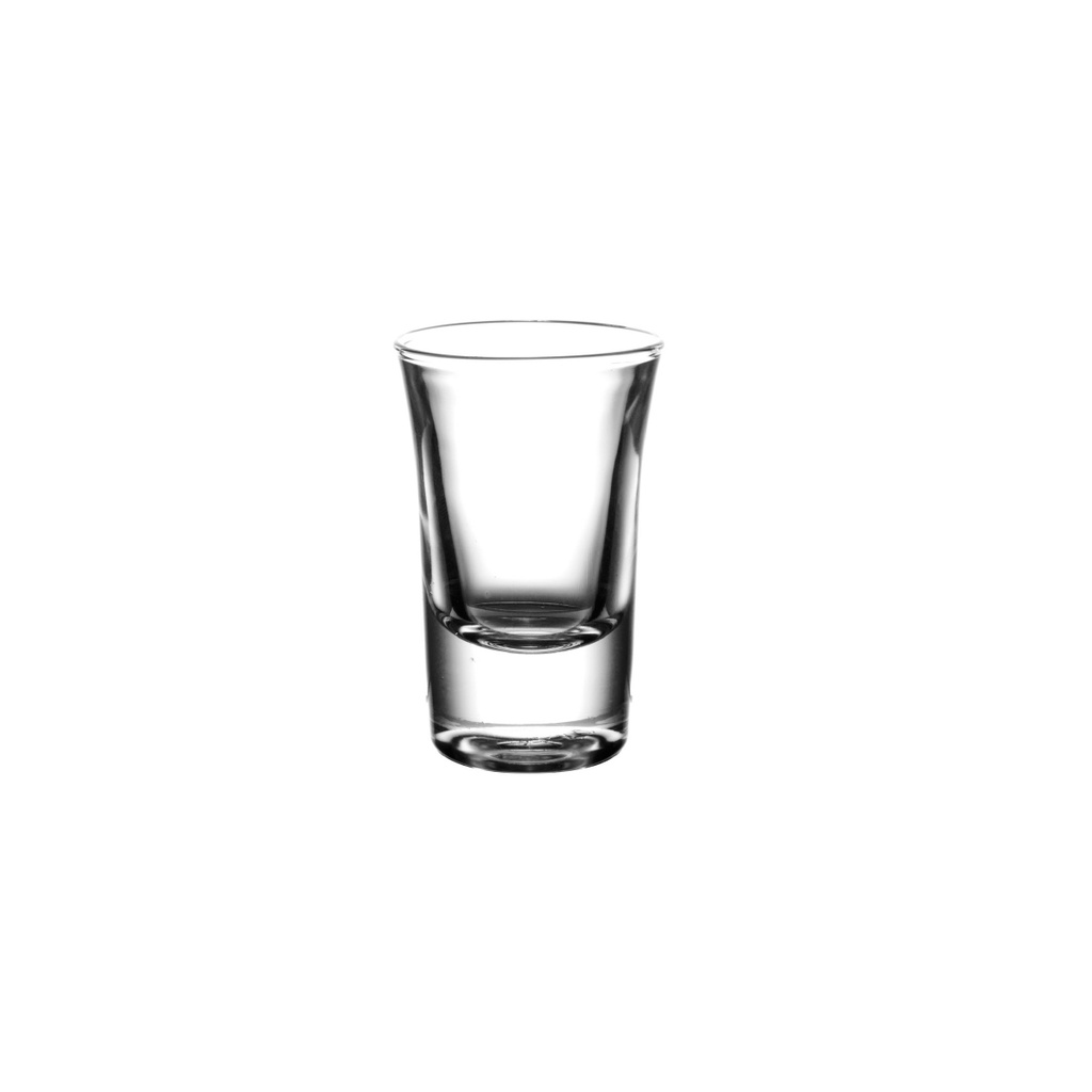 Vaso Hot Shot de Vidrio Templado, 1 oz - 7 x 4.5cm - Arcoroc