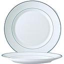 [24767-O] Plato redondo filete delft blanco 25.4 cm templado (Outlet) - Arcoroc