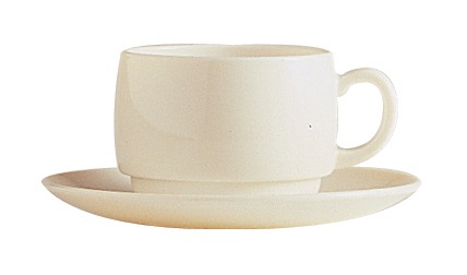 Taza para Café de Vidrio Templado Gastronomie, 6 1/4 oz - Arcoroc
