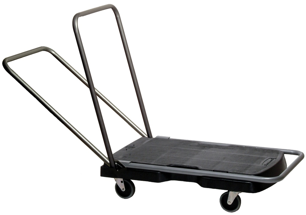 Carro plataforma estandar negro 500lb - Rubbermaid Local