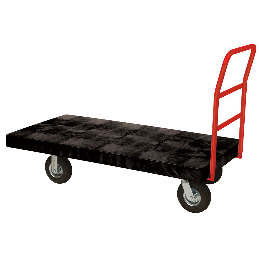 Plataforma rodante con ruedas neumaticas cap. 2000lb - Rubbermaid Importados