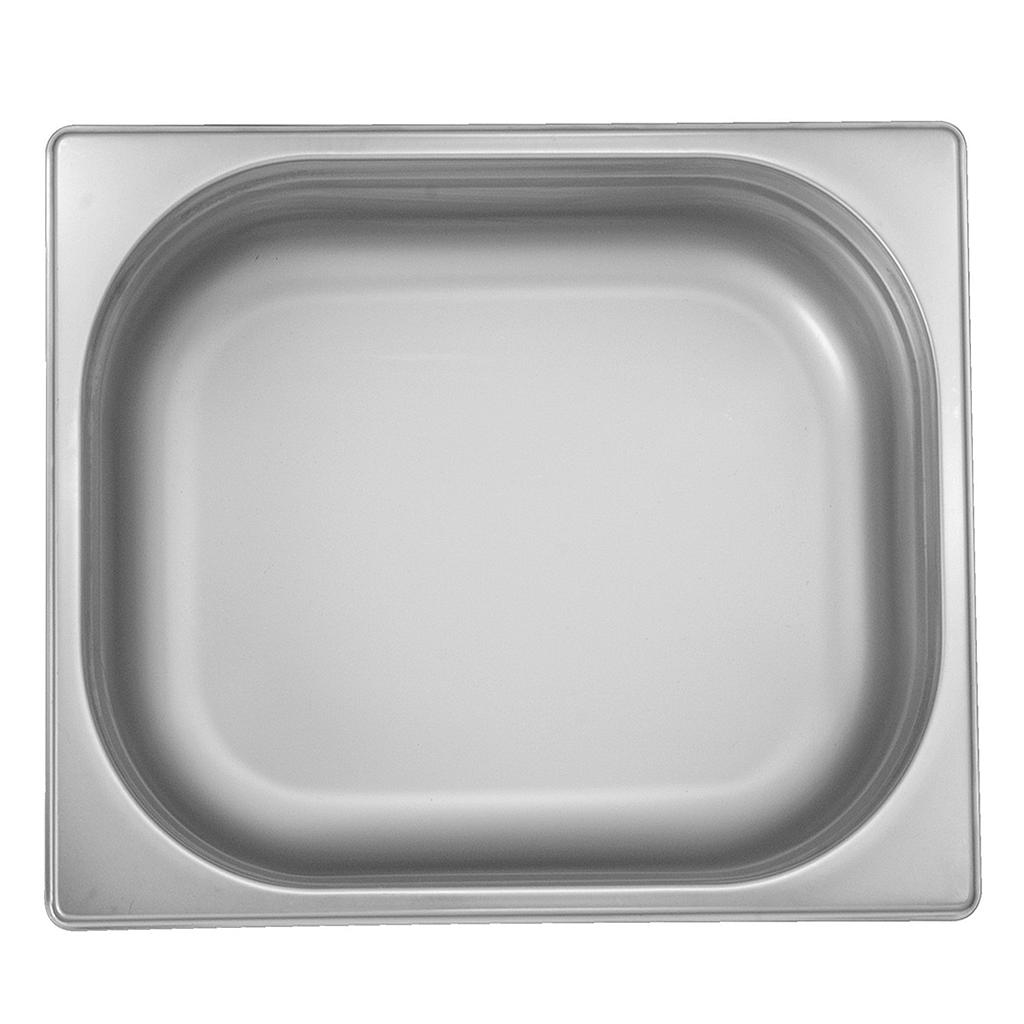 Recipiente 1/2 en acero inoxidable 32.5x26.5x10cm - Ozti
