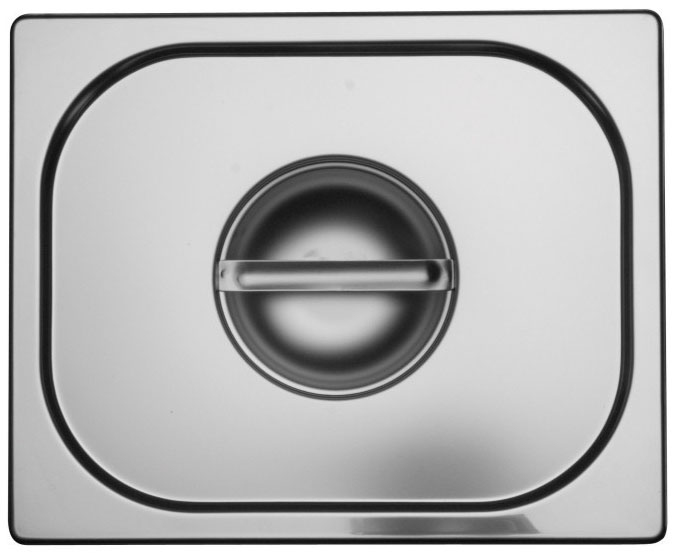 Tapa azafate gn 1/4 en acero inoxidable - Ozti