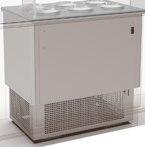 Congelador horizontal para helado de 6 sabores Dolce Vita IN - Framec