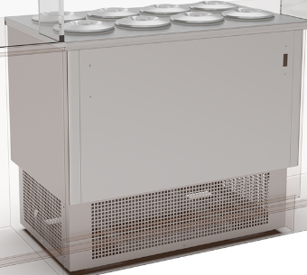 Congelador horizontal para helado de 8 sabores Dolce Vita In - Framec